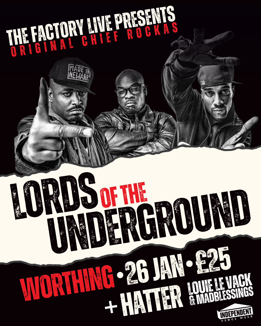 LORDS OF THE UNDERGROUND — The Factory Live